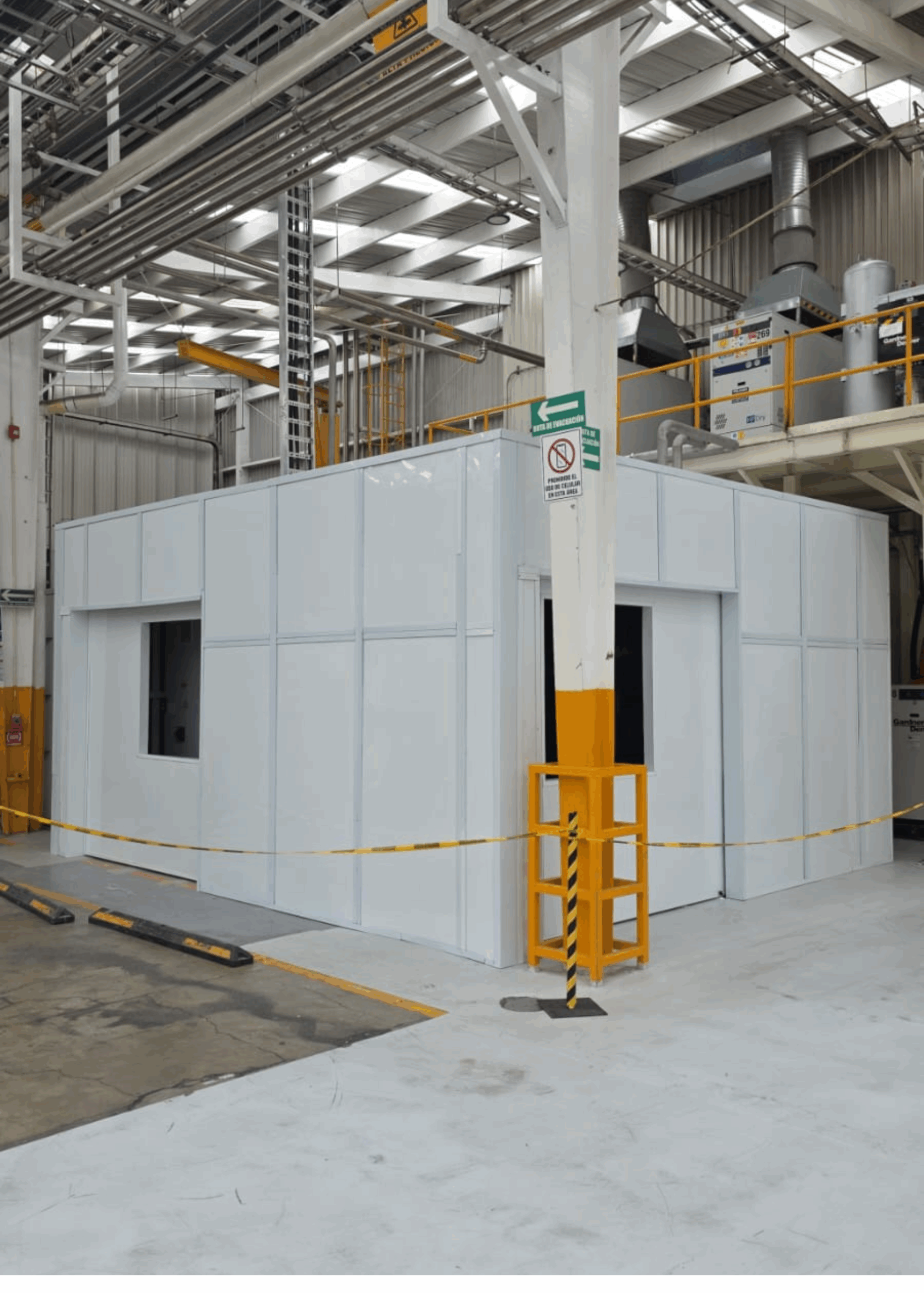 cabina acústica para equipos industriales